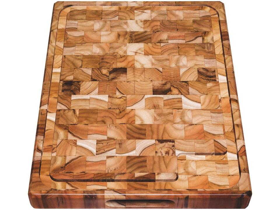 Tábua para Churrasco Madeira Retangular Cubus Tramontina 50x38cm - 1