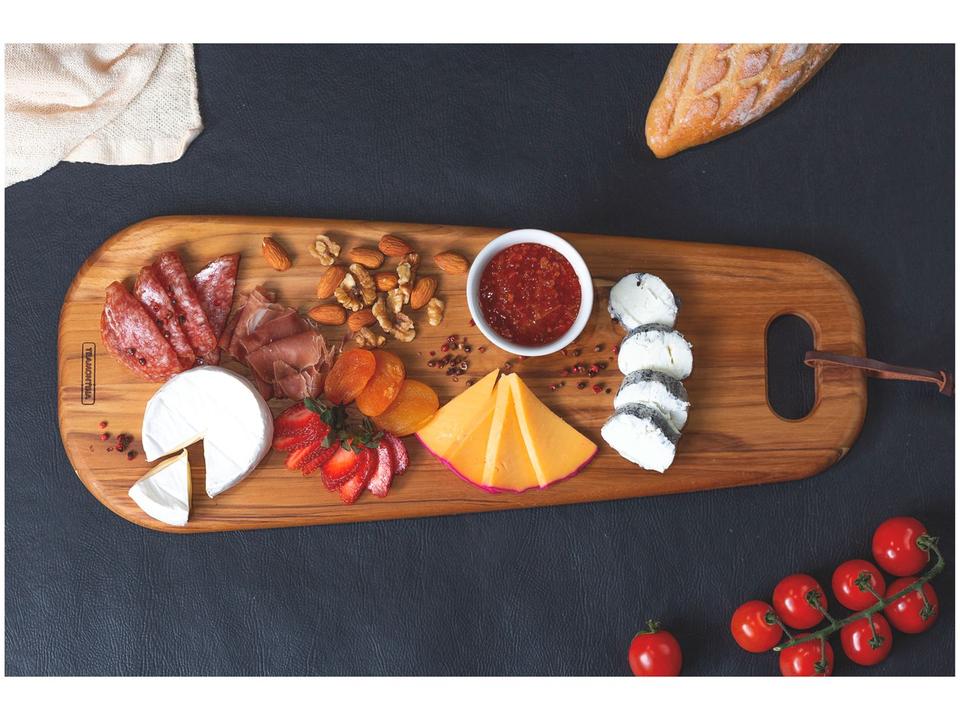 Tábua para Cortar de Madeira Retangular Tramontina Provence 48x19cm - 1