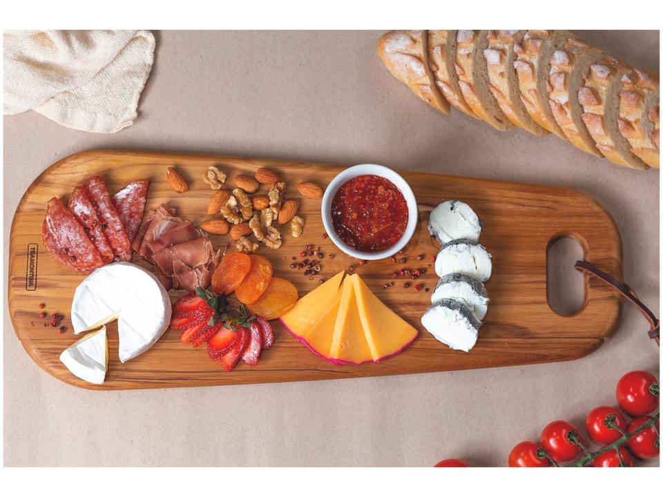 Tábua para Cortar de Madeira Retangular Tramontina Provence 48x19cm - 2