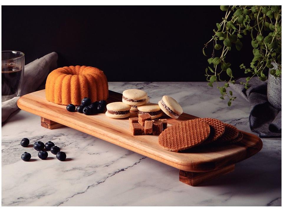 Tábua para Petiscos de Madeira Retangular Tramontina Provence 50x18cm - 1