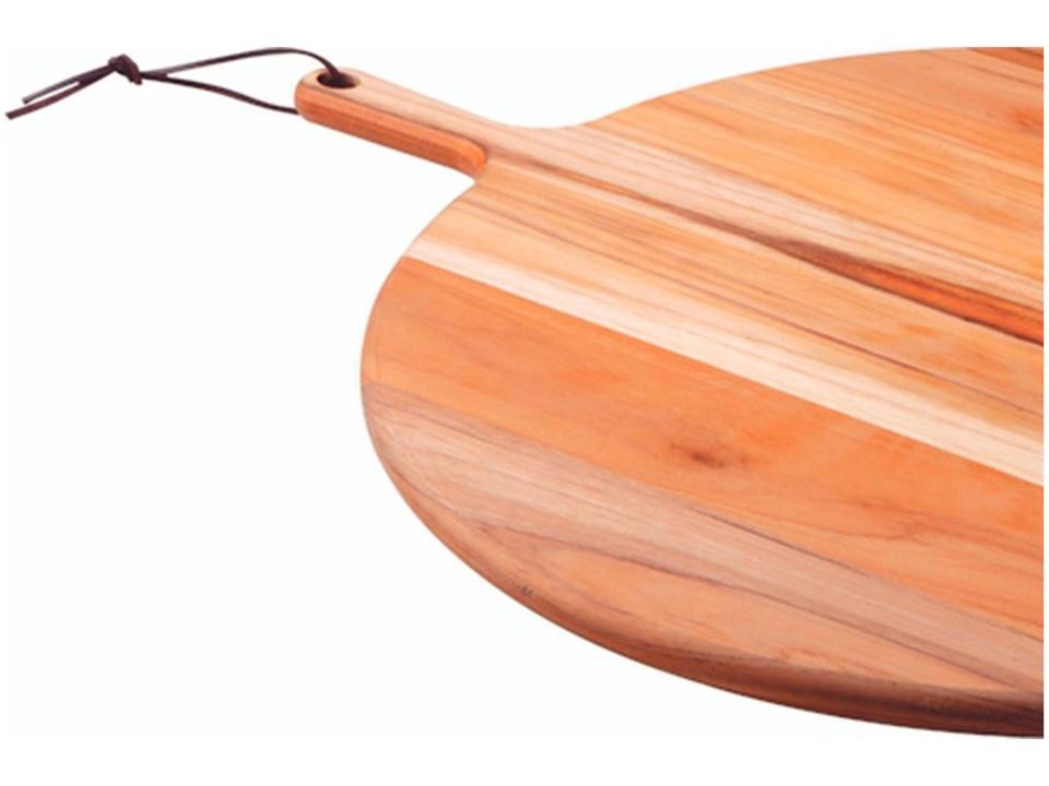 Tábua para Pizza de Madeira Redonda Tramontina Provence 62x50cm - 1