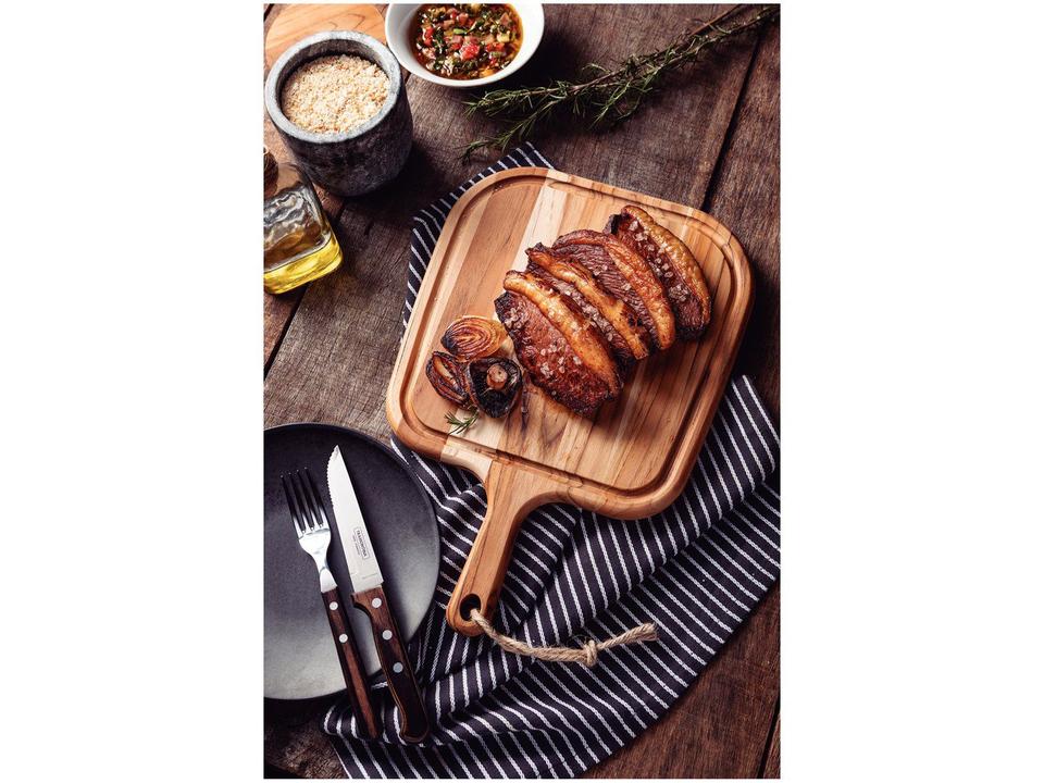 Tábua para Steak de Madeira Retangular Tramontina Provence 40x27cm - 2