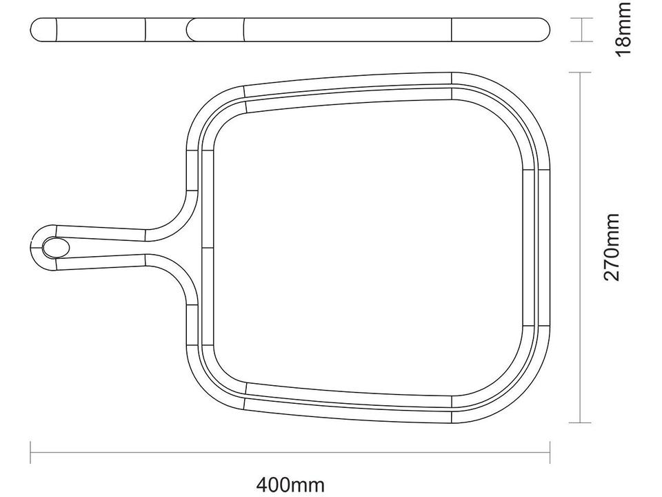 Tábua para Steak de Madeira Retangular Tramontina Provence 40x27cm - 3