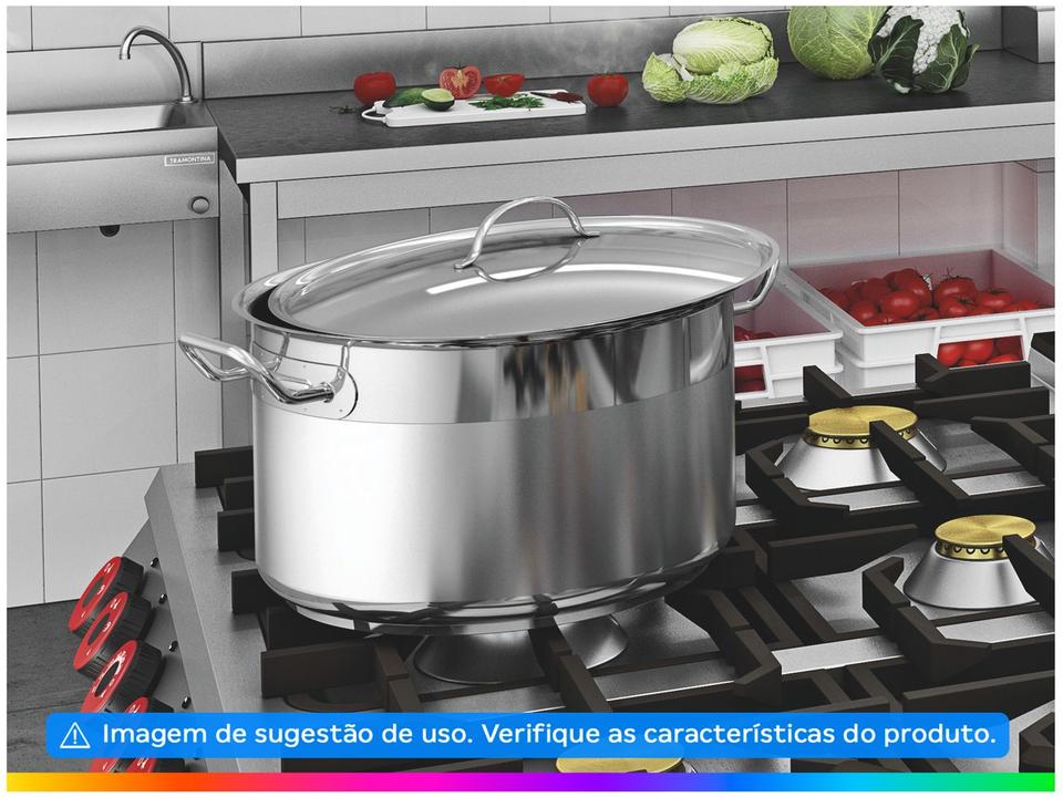 Tampa de Panela Inox Tramontina Professional Avulsa 50cm - 3