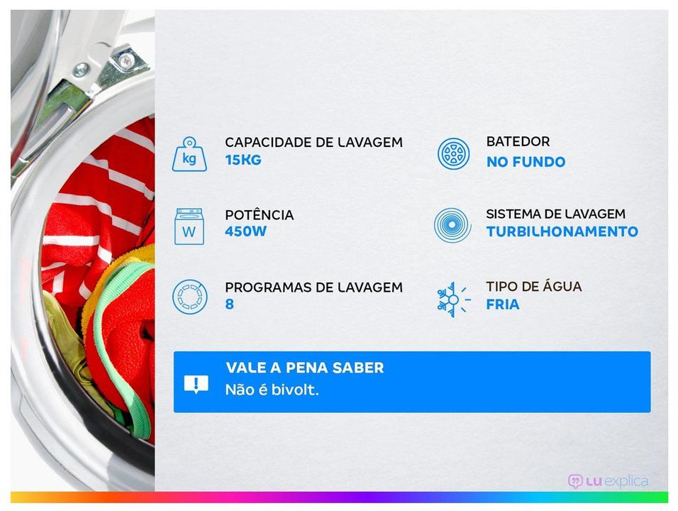 Tanquinho de Lavar Roupas Colormaq 15Kg LCS 15 - 3