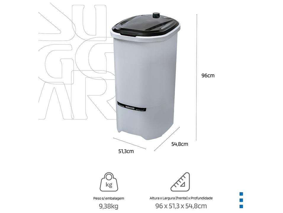 Tanquinho de Lavar Roupas Suggar 10kg Neo Eco - 9