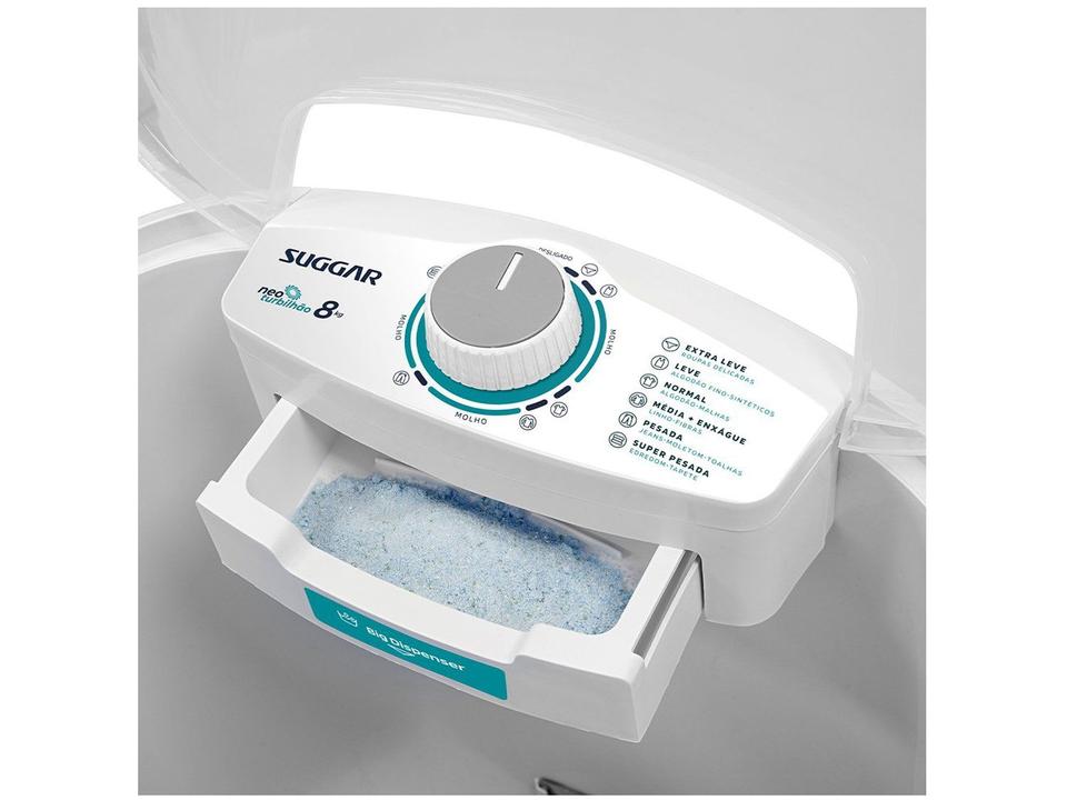 Tanquinho de Lavar Roupas Suggar 8Kg Neo LE8001BR - 7