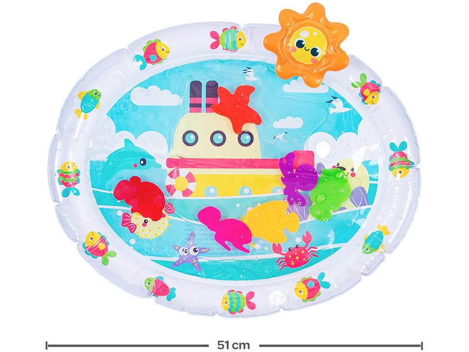 Tapete de Água para Bebê Inflável Buba Barco - 3