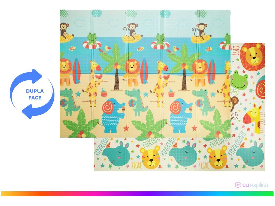 Tapete de Atividades Dupla Face Buba Praia - 1