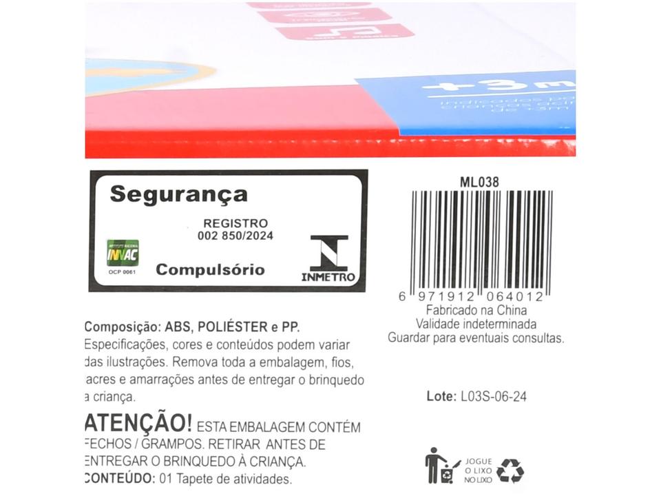 Tapete de Atividades Musical Lulie Baby ML038 - 4