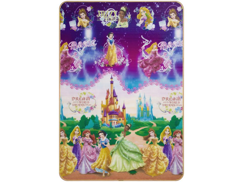 Tapete Infantil Princesas para Quarto Retangular - Recreio Disney 120x180cm Jolitex - 1