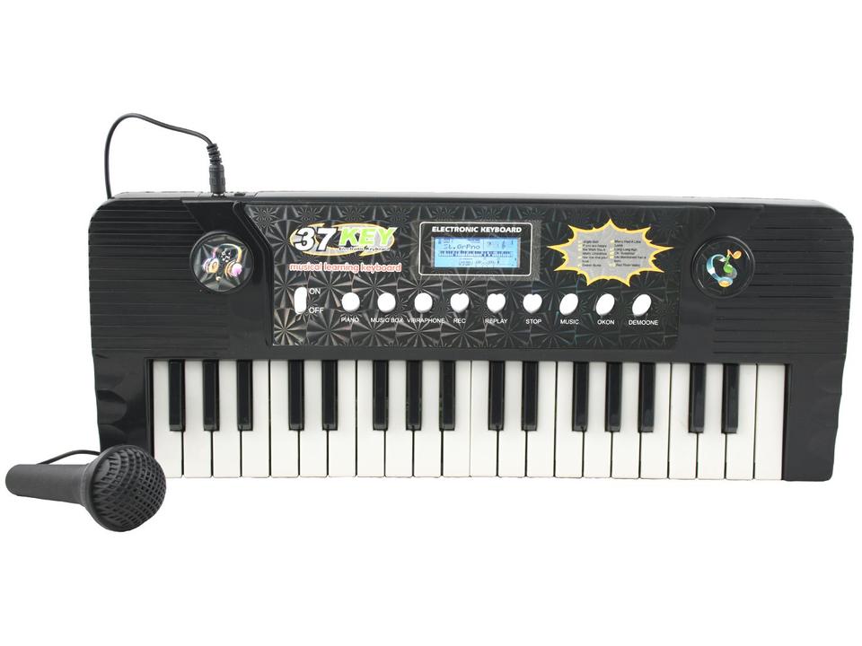 Teclado de Brinquedo Mini Piano com Microfone - 2