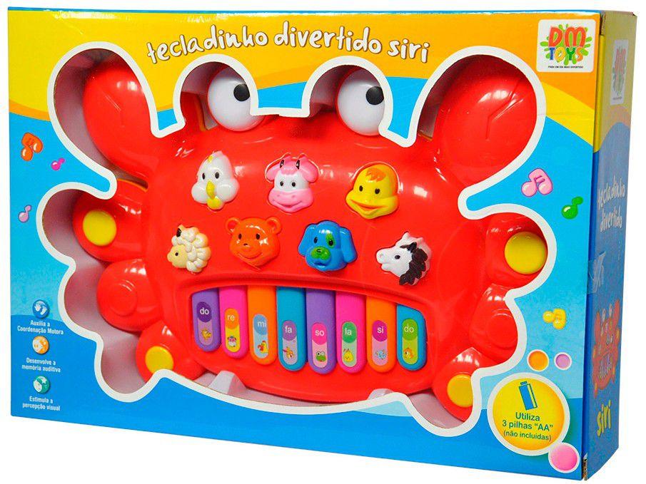 Teclado de Brinquedo Siri Divertido Dm Toys - 3