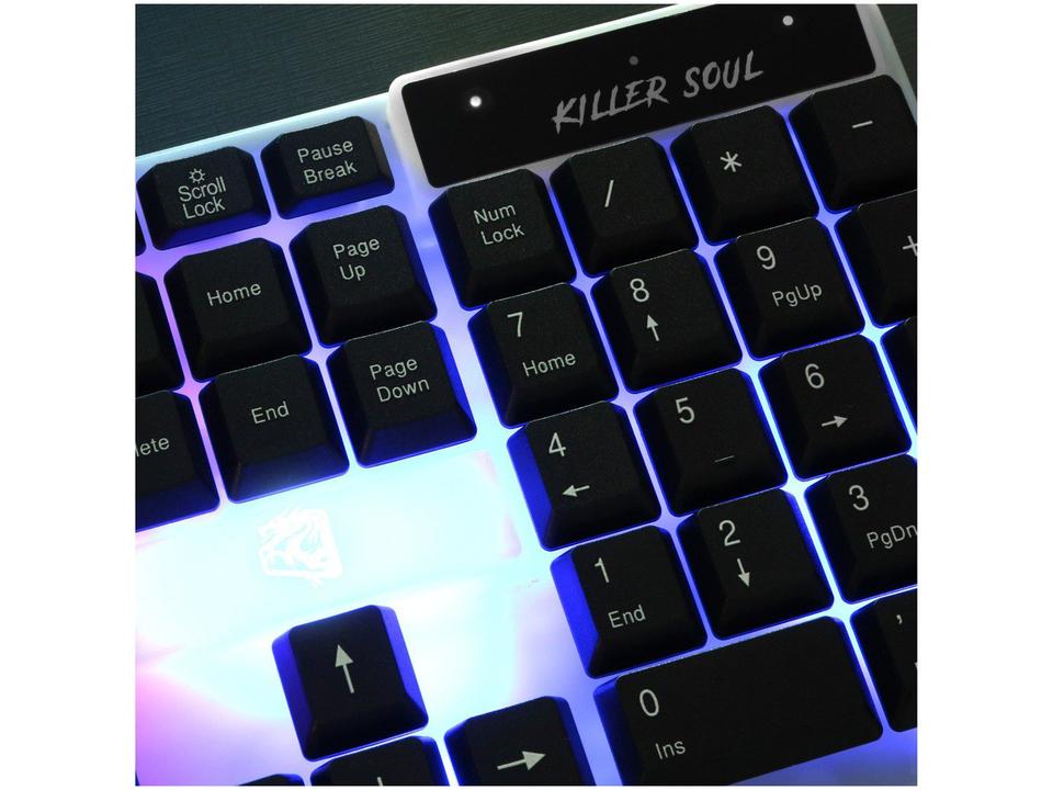 Teclado Gamer ELG Killer Soul USB ABNT - Preto - 1