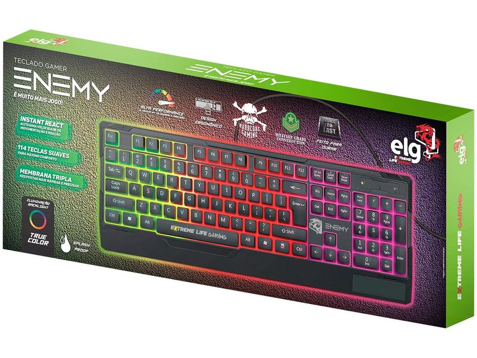 Teclado Gamer ELG Royale USB ABNT - 2