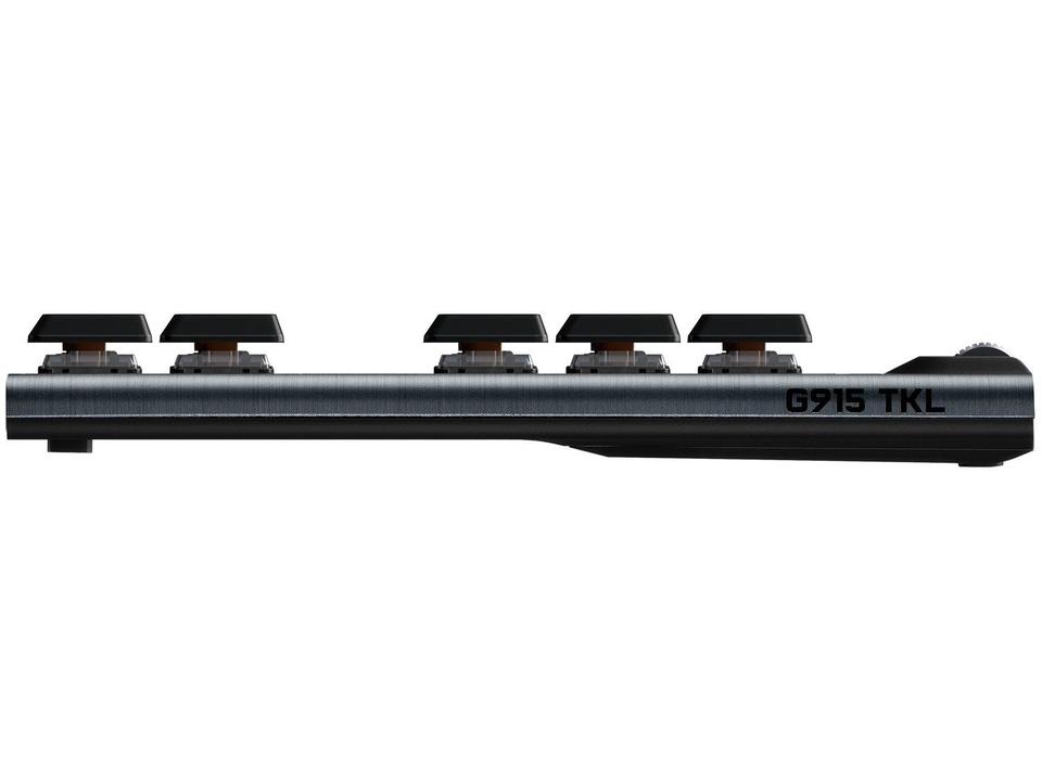 Teclado Mecânico Gamer sem Fio Logitech RGB Preto G915 TKL - 3