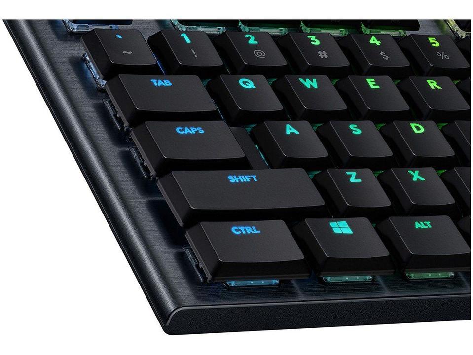 Teclado Mecânico Gamer sem Fio Logitech RGB Preto G915 TKL - 5