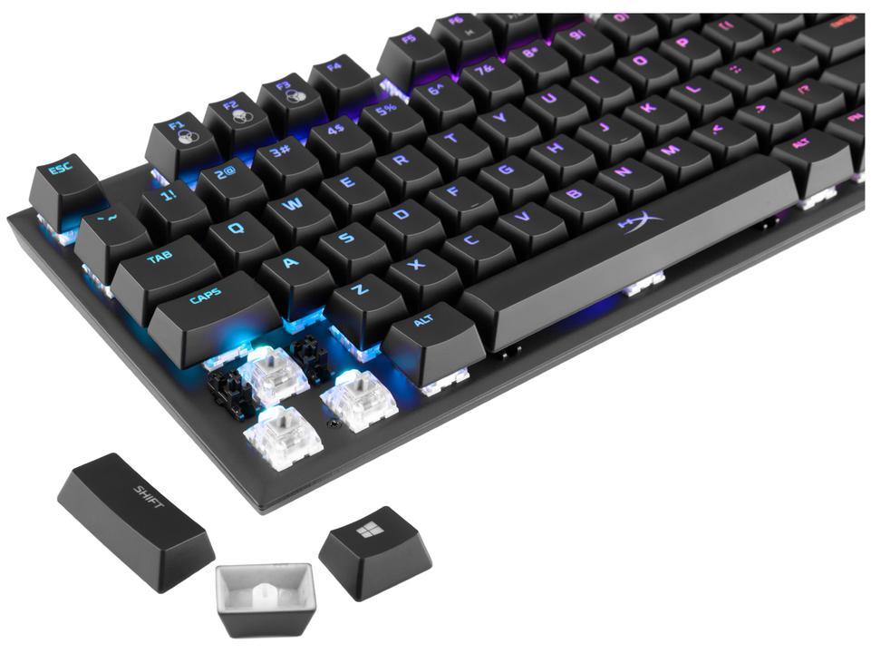 Teclado Mecânico Gamer USB HyperX Preto - 4