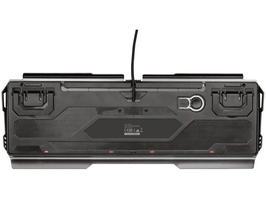 Teclado Mecânico Gamer USB Trust RGB Cinza GXT 877 Scarr - 3