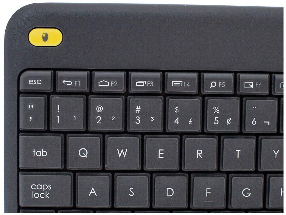 Teclado sem Fio com Touchpad Logitech ABNT2 - 2