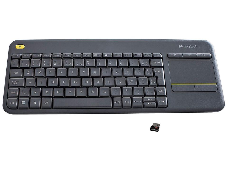 Teclado sem Fio com Touchpad Logitech ABNT2 - 4