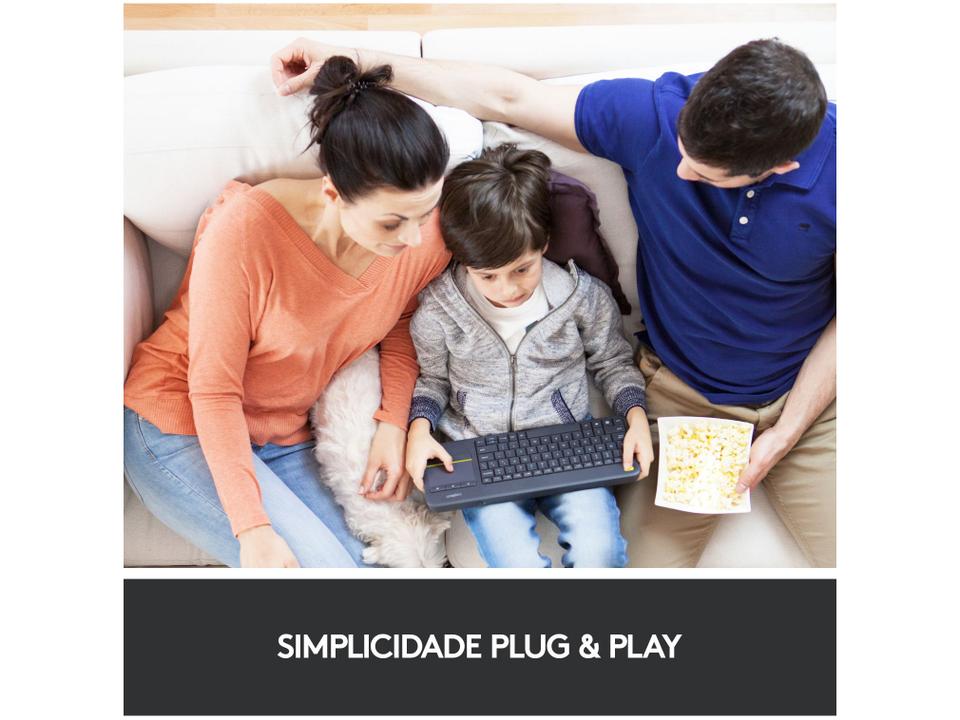 Teclado sem Fio com Touchpad Logitech ABNT2 - 8