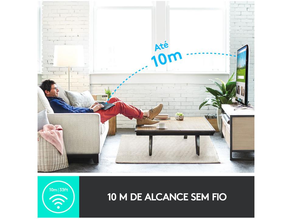 Teclado sem Fio com Touchpad Logitech ABNT2 - 6