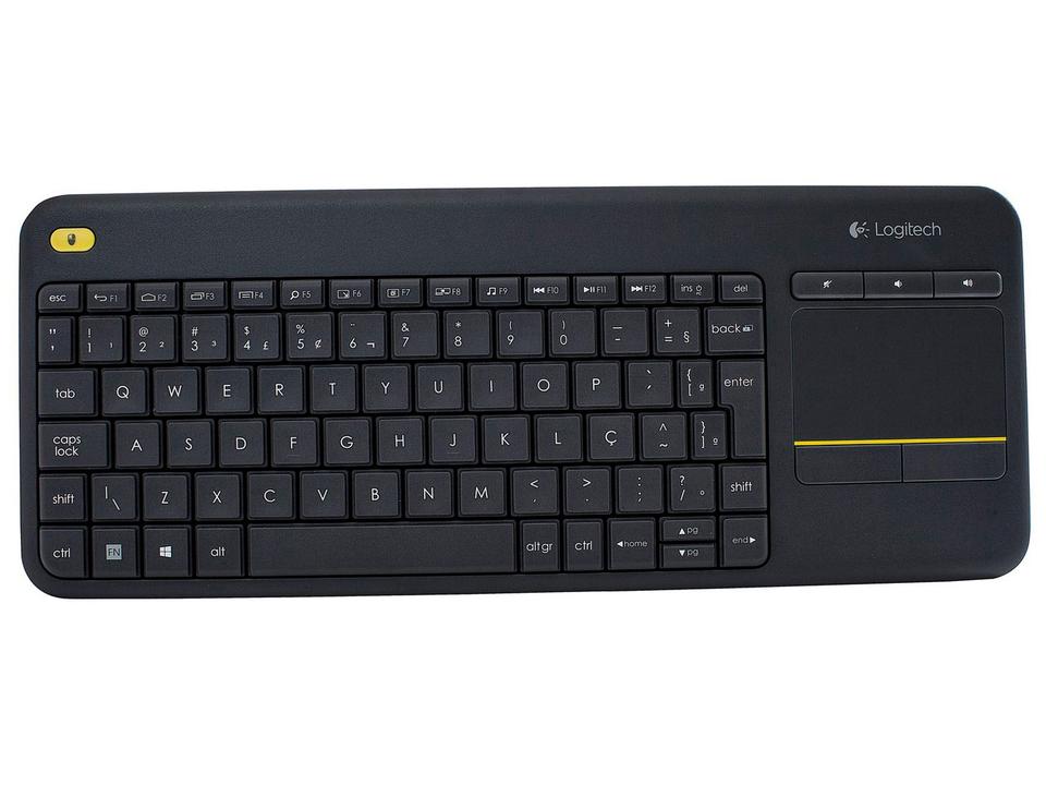 Teclado sem Fio com Touchpad Logitech ABNT2 - 1