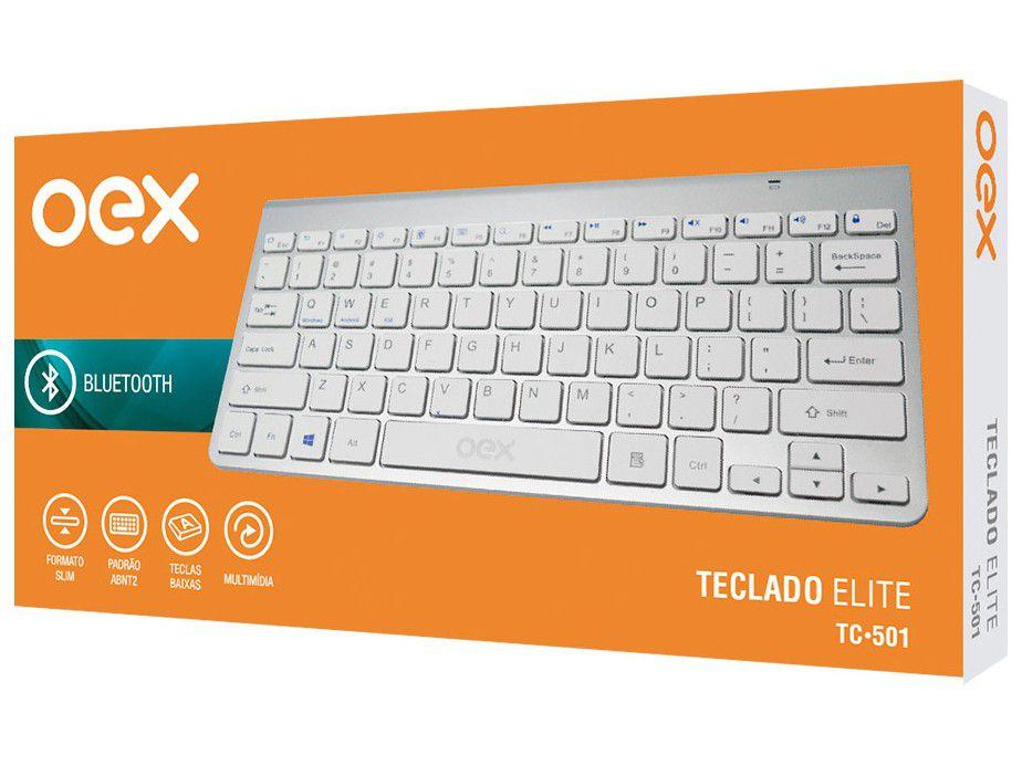 Teclado Sem Fio Multimídia Elite Duo TC501 - OEX - 3