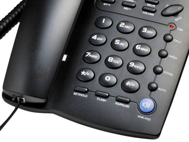 Telefone com Fio Elgin 42TCF3000 - Identificador de Chamada Viva Voz Chave Bloq. - 5