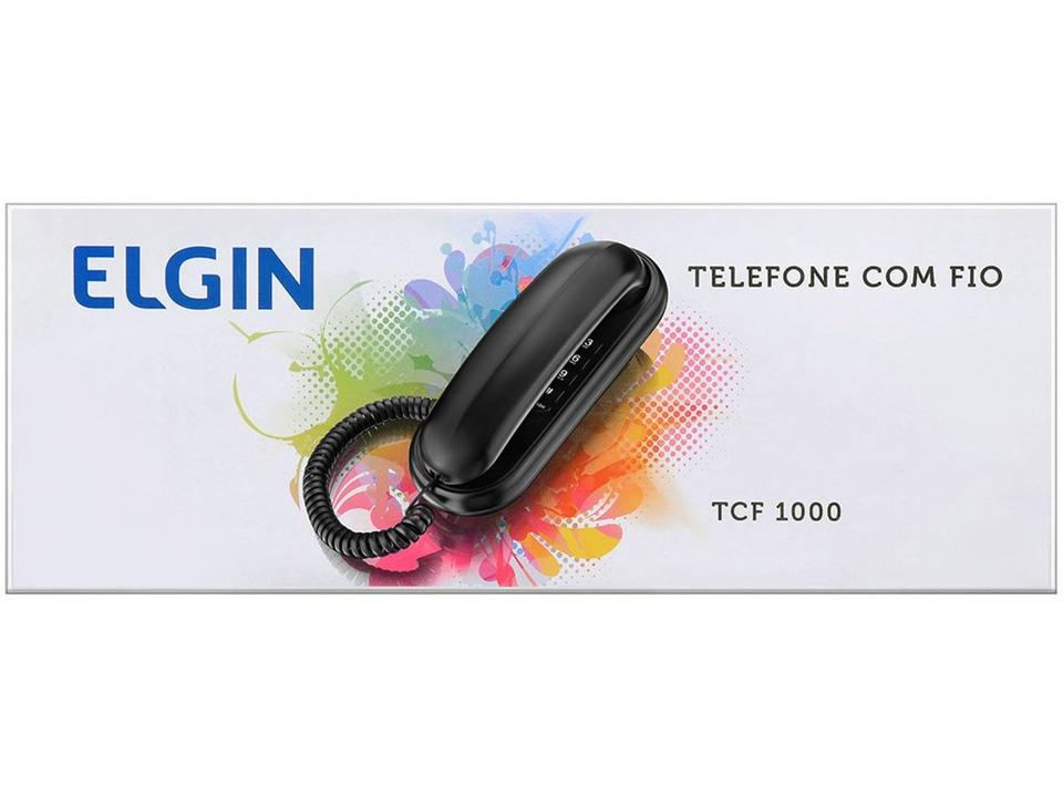 Telefone Com Fio Elgin TCF-1000 - Preto - 17