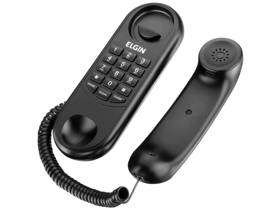 Telefone Com Fio Elgin TCF-1000 - Preto - 1