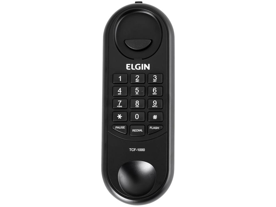 Telefone Com Fio Elgin TCF-1000 - Preto - 4