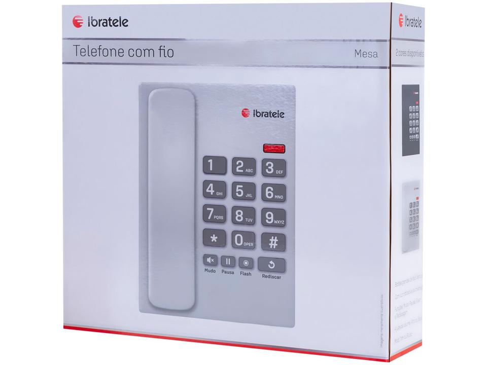 Telefone com Fio Ibratele 04567 - 5