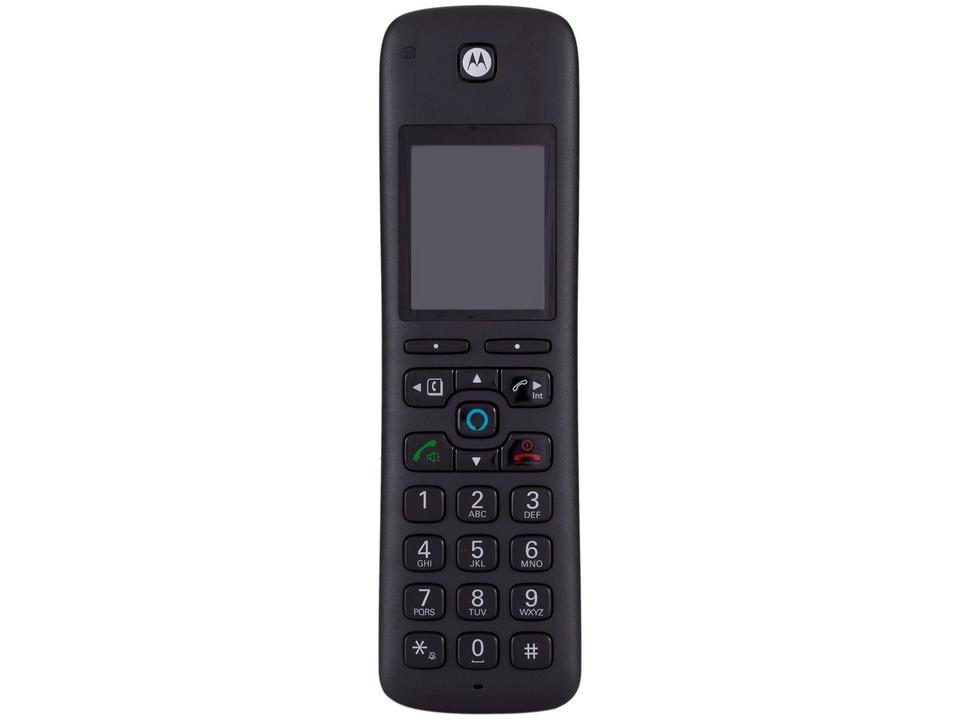 Telefone sem Fio Motorola AXH01 Identificador de Chamada Secretária Eletrônica Wi-Fi - 5