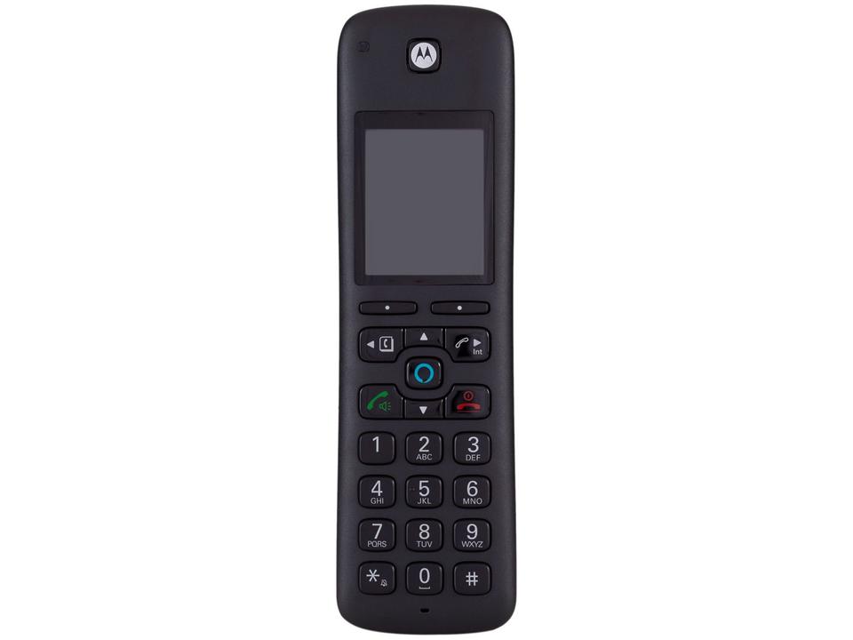 Telefone sem Fio Motorola AXH01 Identificador de - Chamada Secretária Eletrônica Wi-Fi - 5