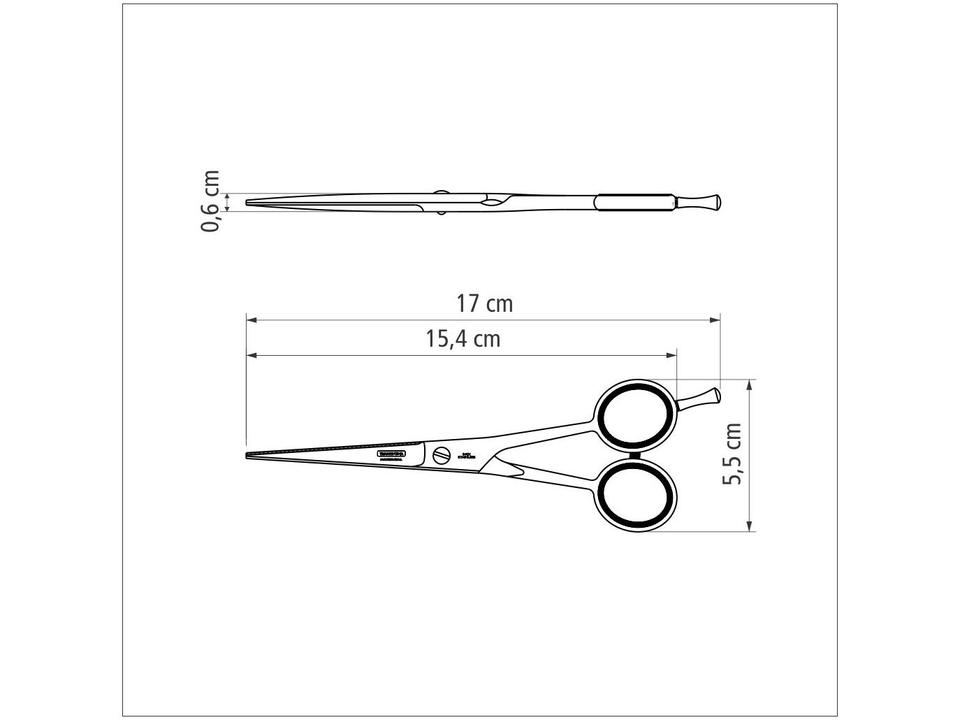 Tesoura de Cabelo Fio Laser Profissional 6" Tramontina Professional - 3
