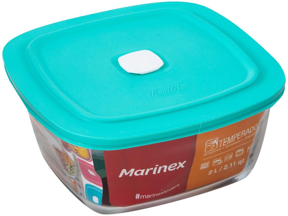 Tigela Vidro Quadrada Marinex - 7