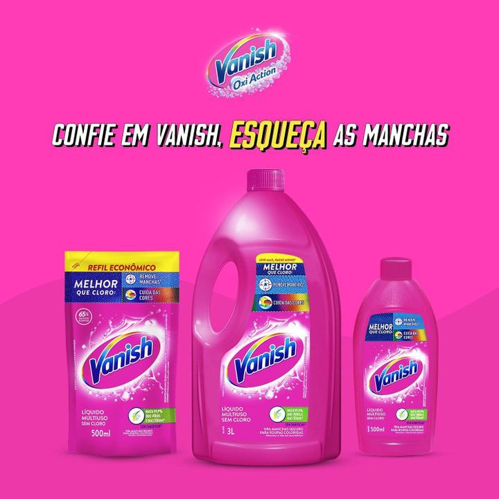 Tira Manchas Líquido Vanish Multiuso - 3