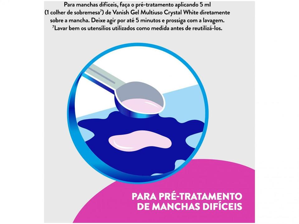 Tira Manchas Vanish Líquido Crystal White - 5