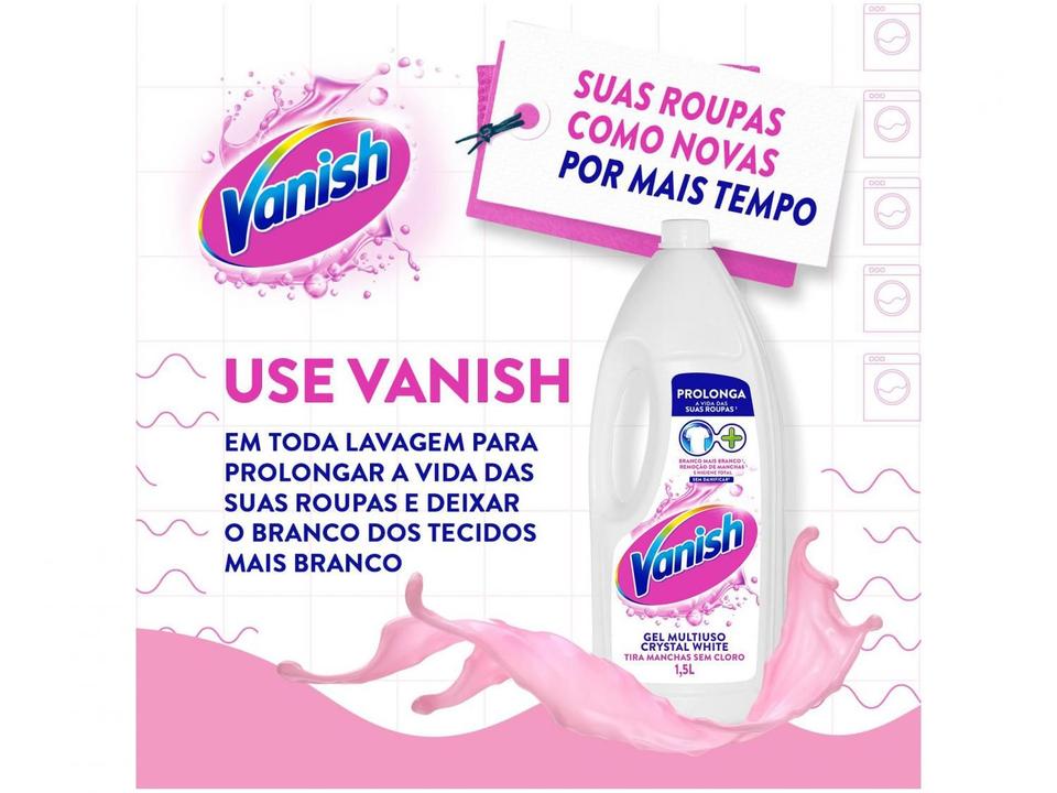 Tira Manchas Vanish Líquido Crystal White - 6