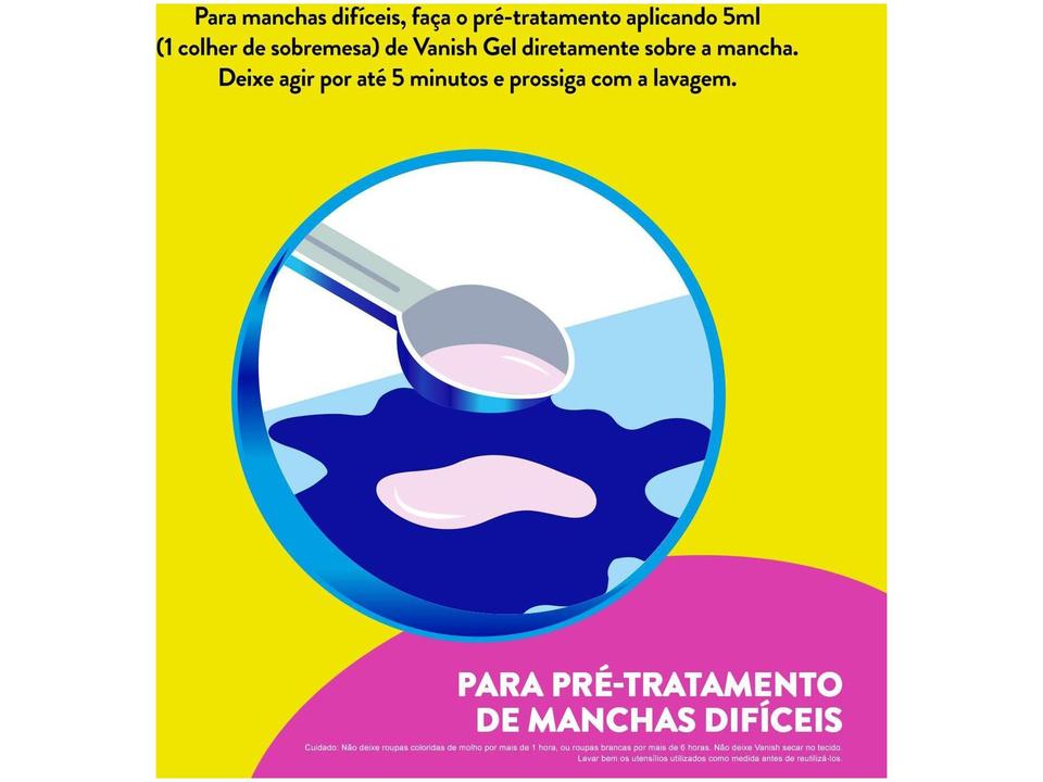 Tira Manchas Vanish Líquido Multiuso Para Roupas Coloridas Pro Line 5L - 5