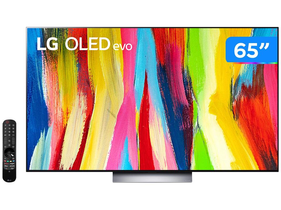 Smart TV 65° 4K OLED LG ThinQ OLED65C2PSA 120Hz - Wi-Fi Bluetooth Alexa Google Assistente 4 HDMI