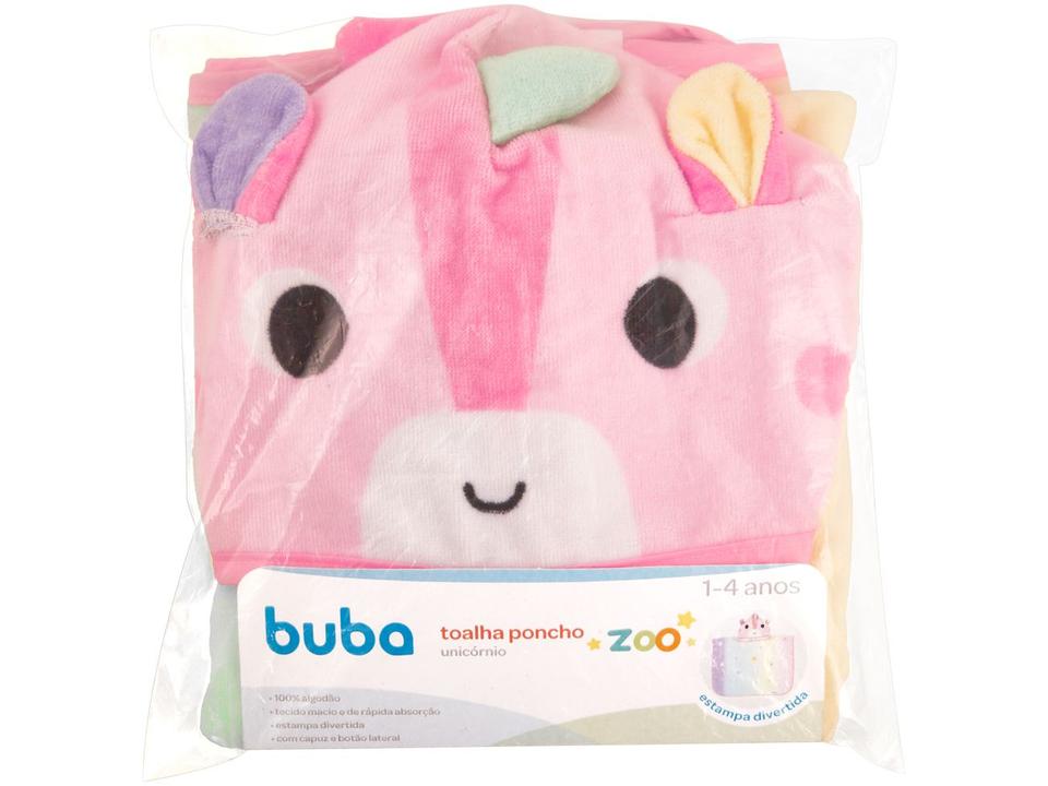 Toalha de Banho Infantil Buba 100% Algodão Poncho Unicórnio Pink - 9