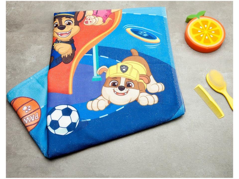Toalha de Banho Infantil Lepper Algodão Aveludada Patrulha Canina - 1