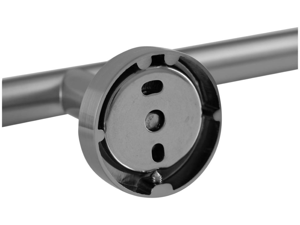Toalheiro Duplo de Parede 29cm Cromado 2022 N82 - 4