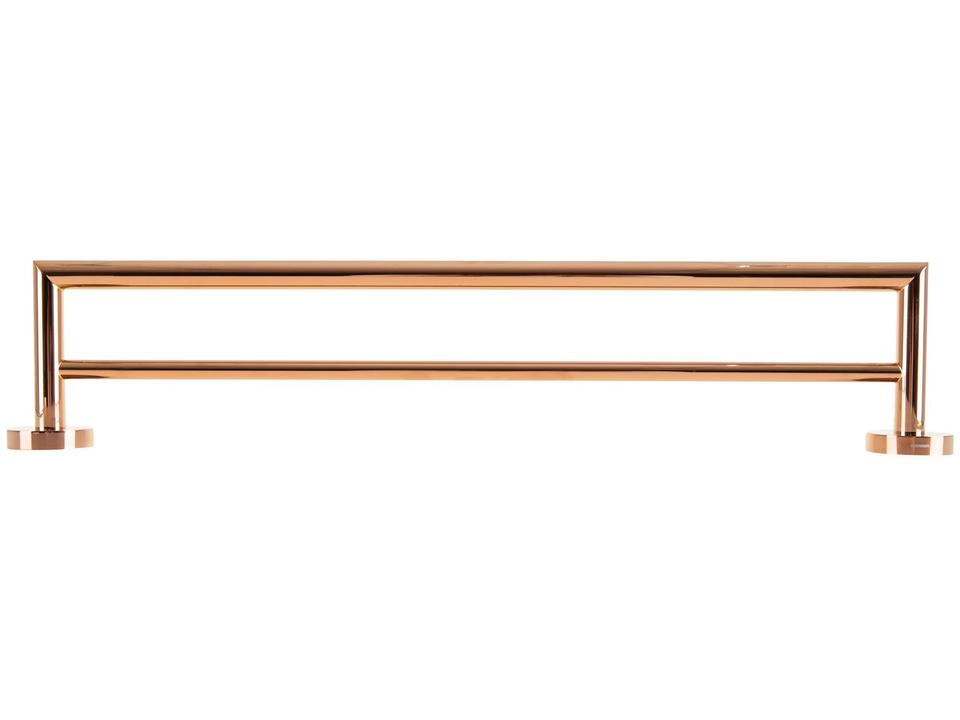 Toalheiro Duplo de Parede 60cm Rose Gold 2042 R82 - 2