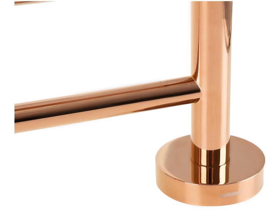 Toalheiro Duplo de Parede 60cm Rose Gold 2042 R82 - 6
