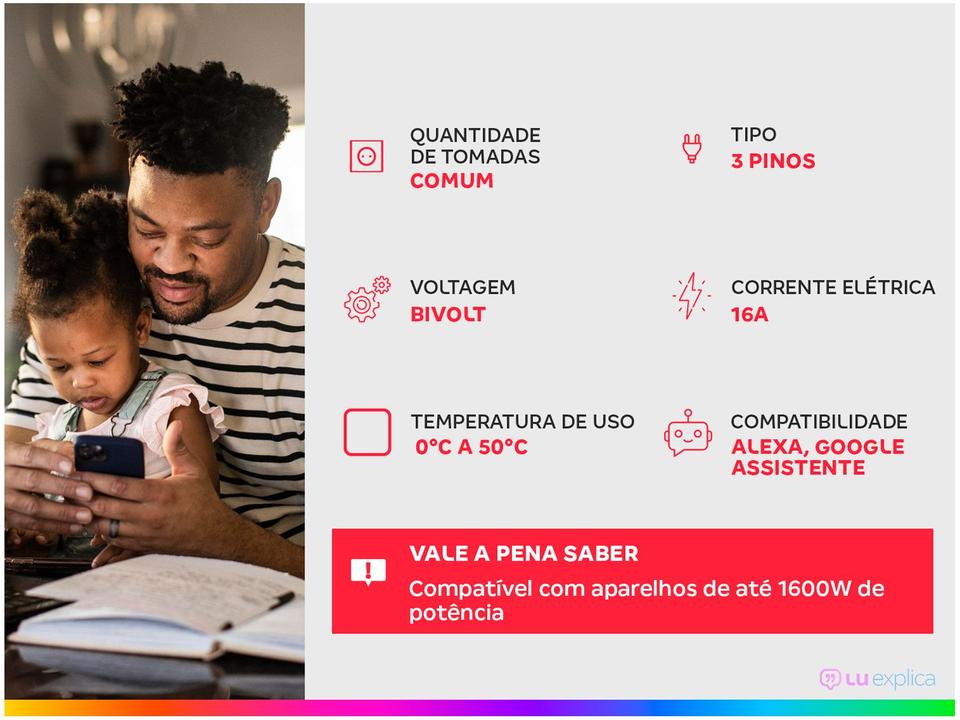 Tomada Inteligente 16A Positivo Smarthome - 1