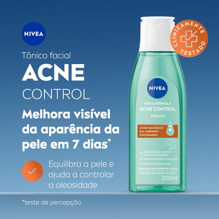 Tônico Facial Nivea Acne Control 200ml - 1